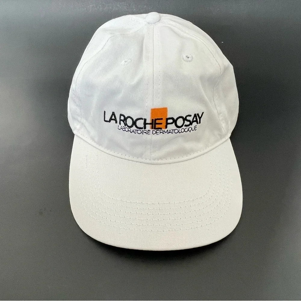 La Roche Posay White Baseball Cap Hat Branding Logo
